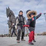 Still fake but pretty realistic the Troyan Horse that was donated to Çanakkale by the Troy movie production